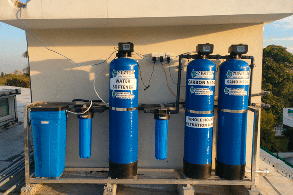 Whole House Water Softener With Sand & Carbon Filter
