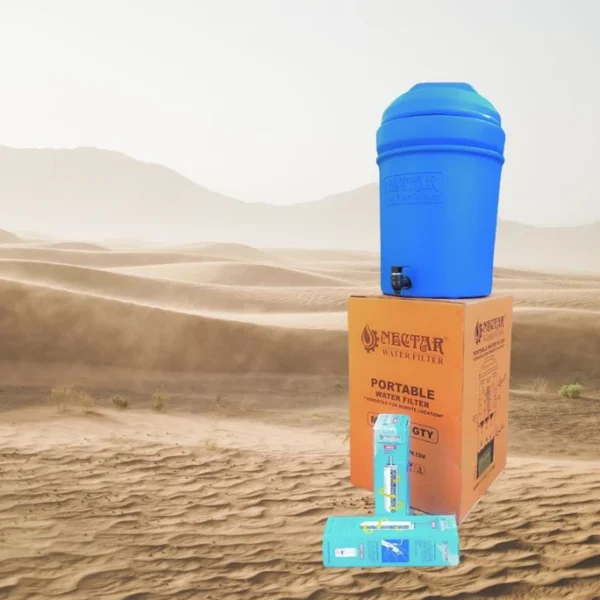 Nectar Portable Gravity Water Filter with Two Ceramic Candle / Elements ...