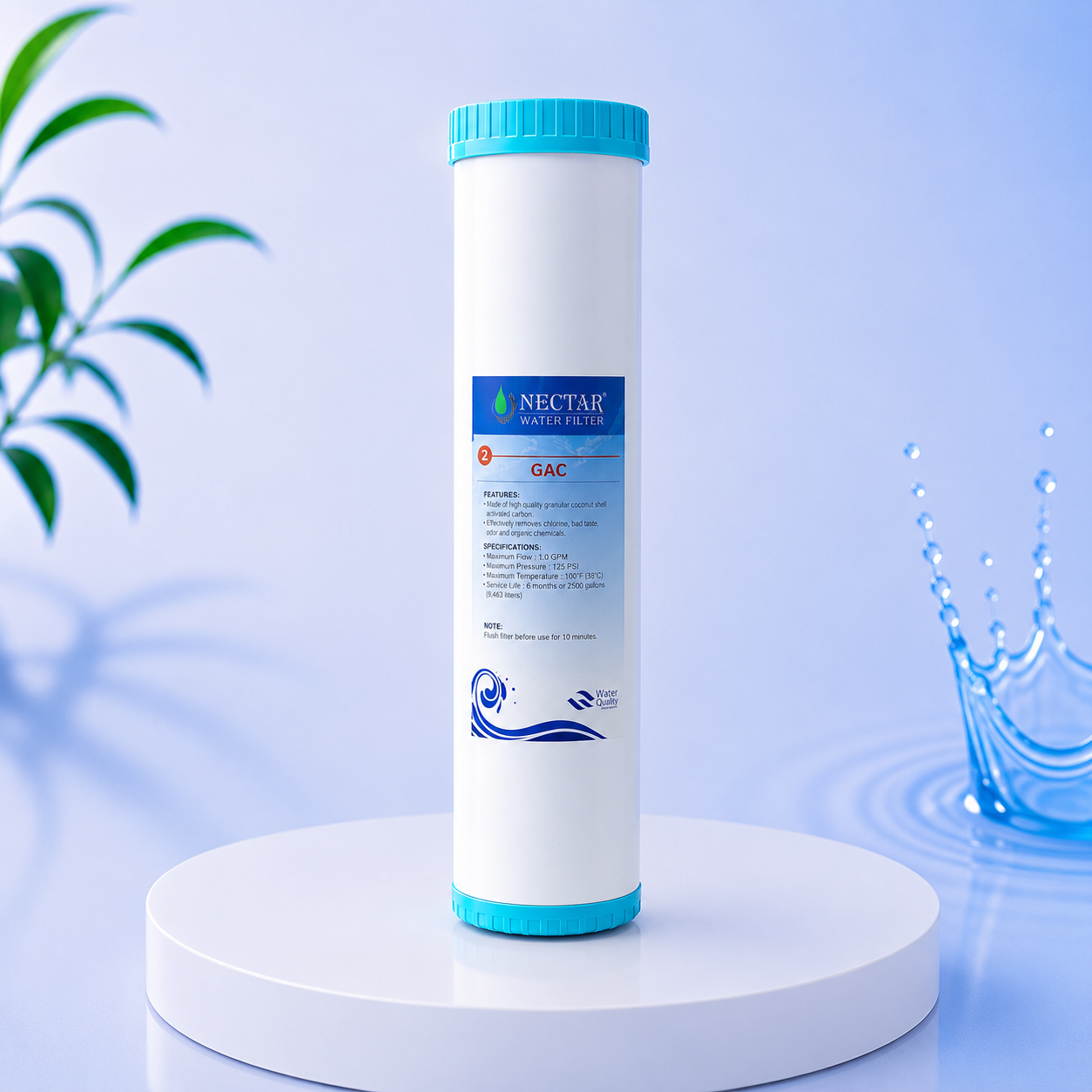 Granular Activated Carbon Water Filter Cartridge 20" Jumbo for big blue