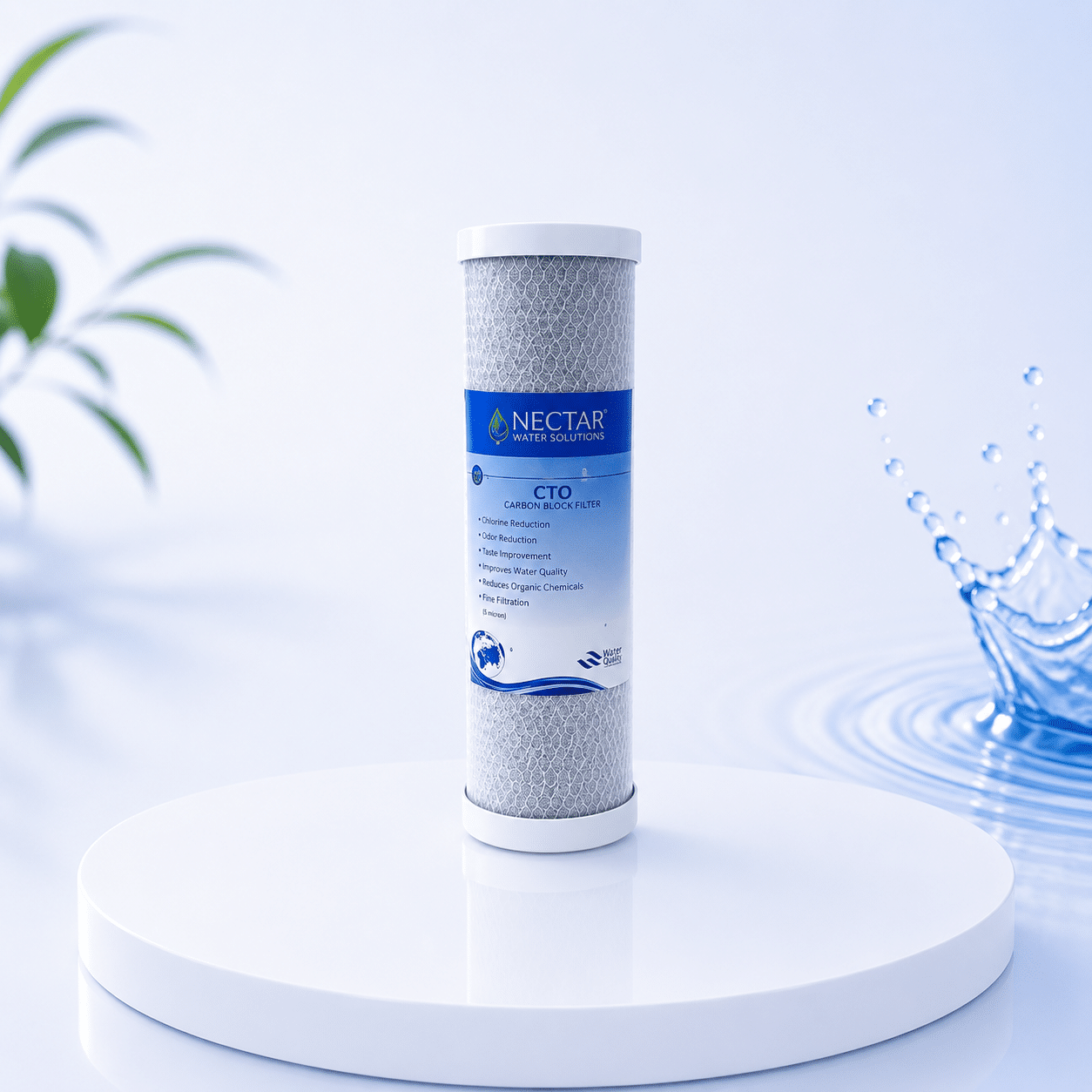CTO Carbon Block Water Filter Cartridge 10 inch