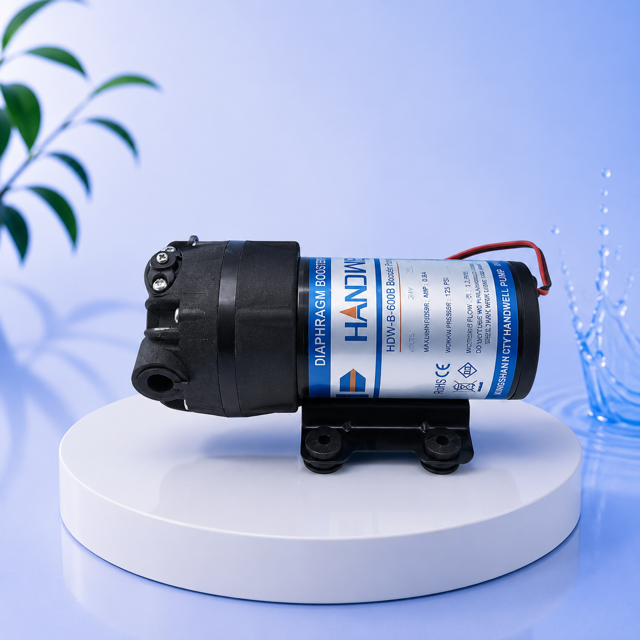 Nectar HDW-B-600B Diaphragm Booster Pump for Tankless RO System