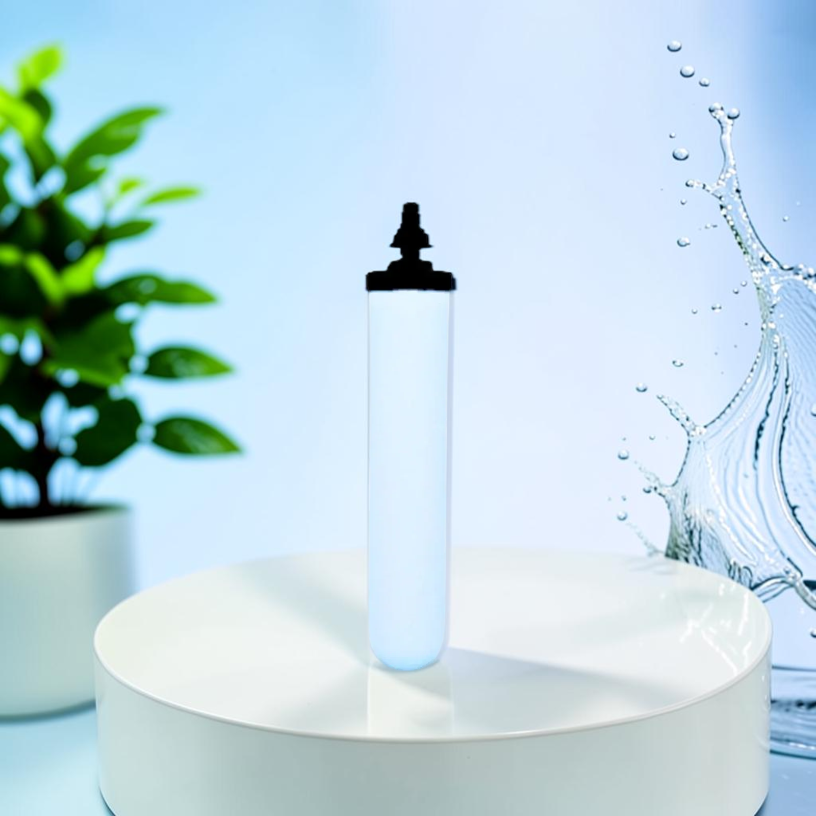 Ceramic Water Filter Candle / Element Spare Part Nozzle 7'' for Model Gravity